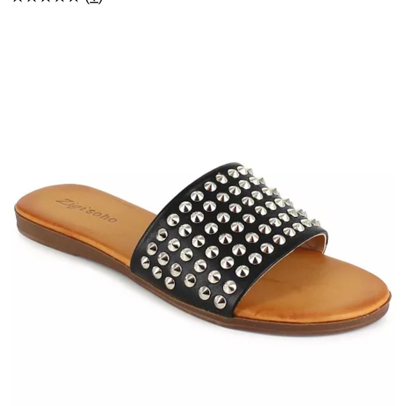 Zigi Soho Shoes - Zigi Endrene Studded Slide Sandals-7